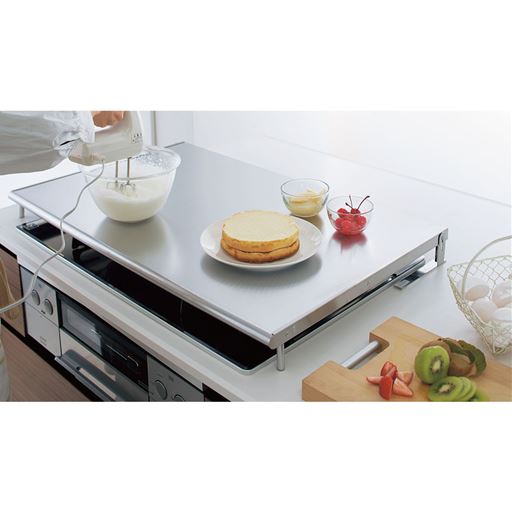 はね上げ式コンロカバー/ステンレス製