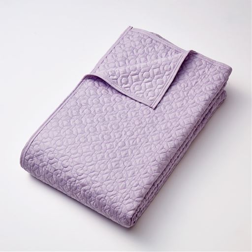 ライラック<br>ベッドスプレッド(たたんだ状態)