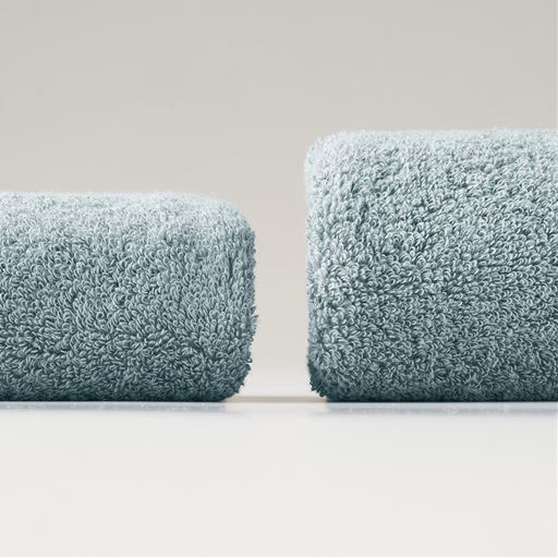 洗うたびにパイルが立ちあがり、ふんわりとやわらかくボリューム感がアップします。※イメージ