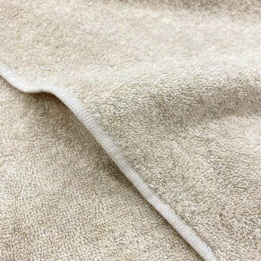 (2)生地拡大ベージュ<br>色の濃淡が美しい杢糸を使用し、無地調ながらもおしゃれな風合いが魅力。