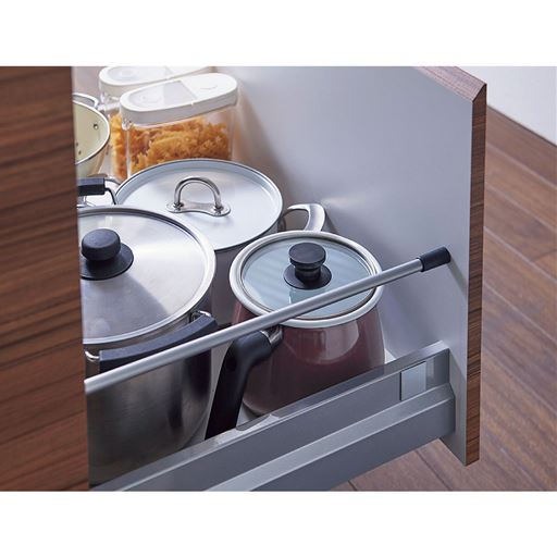 (2)収納時はコンパクトに。※お届けはターコイズブルーです