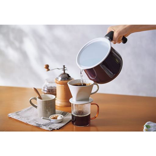 (2)沸かすときにも<br>※お届けはアイボリーです