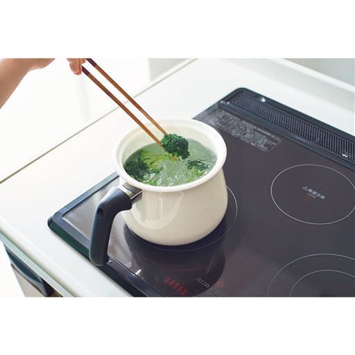 (2)茹でるときにも