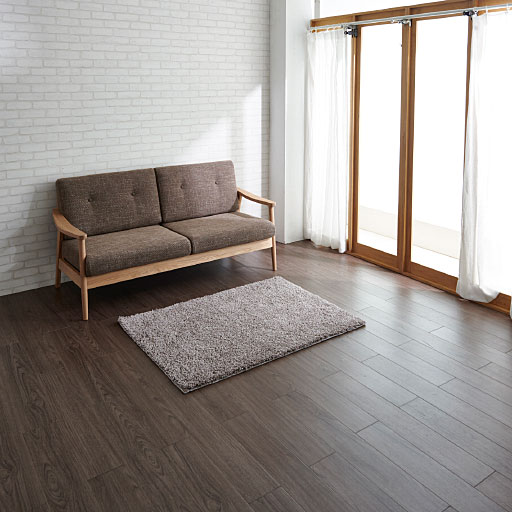 リユース品】日本製 防ダニシャギーラグ/長毛 遊び毛が出にくい 洗濯機