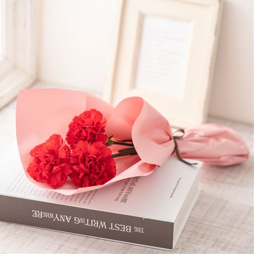 カーネーション(レッド×3)