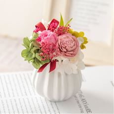 【母の日】プリザーブドフラワー「マシェリ ピンク」