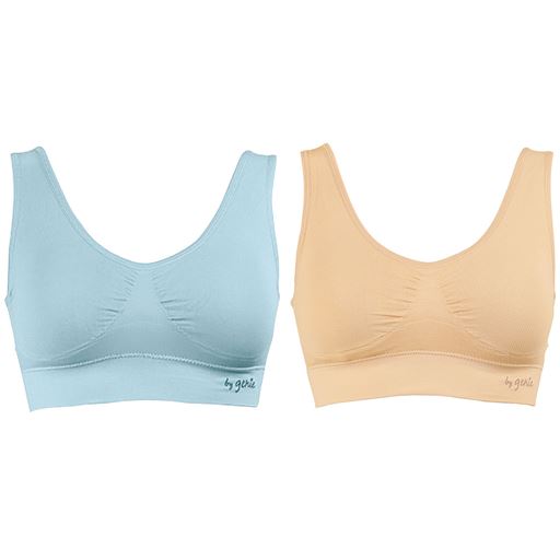 E(モカベージュ&ブルーベリー)<br>色違い2枚組