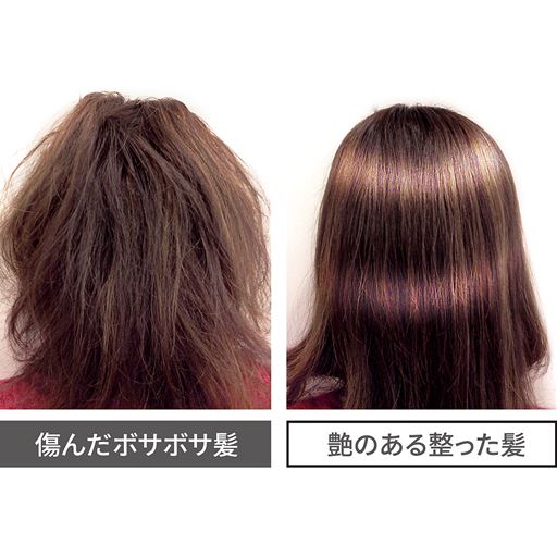 梳かすたび髪が艶めく艶髪成分配合のトリートメントブラシ<br>※イメージ