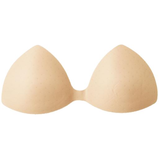 【一体型コネクティングパッド】パッドを絶妙な距離感でつなげることでズレにくく、下部に少しボリュームを加えるクッションを設けることで、バストを寄せて逃さず、自然でふっくらとしたバストを演出。<br>※パッドの色は商品により異なります。