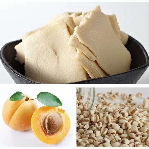 ※イメージ<br><br>・酒粕エキス<br>・アンズ種子エキス<br>・コメヌカエキス<br>・ハトムギ種子エキス<br>・コメ発酵液