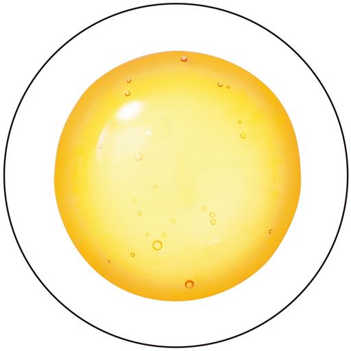 スルスル伸びる肌なじみのよい温感ゲル