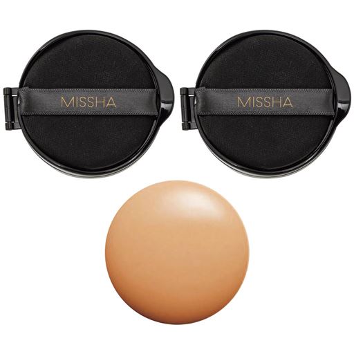 レフィル2個 <br>B(No.23:自然な肌色)<br><br>専用パフ付き