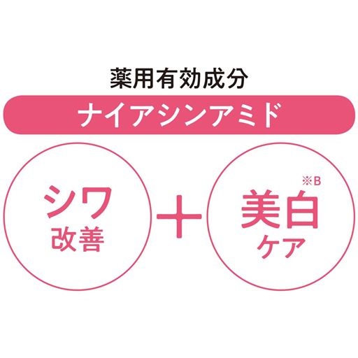 ※Bメラニンの生成を抑え、しみ・そばかすを防ぐ