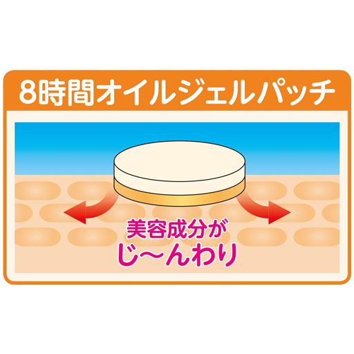 8時間オイルジェルパッチ<br>※イメージ