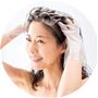 髪をいたわりながら白髪ケア<br>※使用イメージ