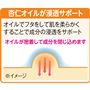 杏仁オイルが浸透サポート
