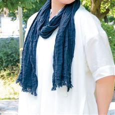 今治縮みガーゼマフラー