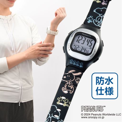 防水仕様<br>使いやすい!見やすい!毎日の健康管理に!