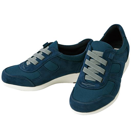 ネイビー<br>5Eでもスッキリ見え!