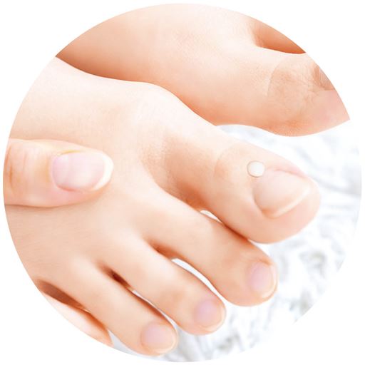 足爪周りの菌を消毒 <br>薬用密着ジェルクリーム<br>※イメージ