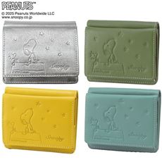 スヌーピー 本革コンパクト財布