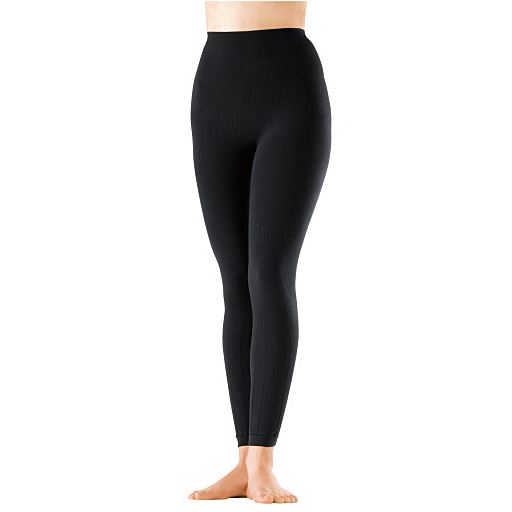 あったかパイル素材のテーピング機能付き!膝腰らくちんスパッツ