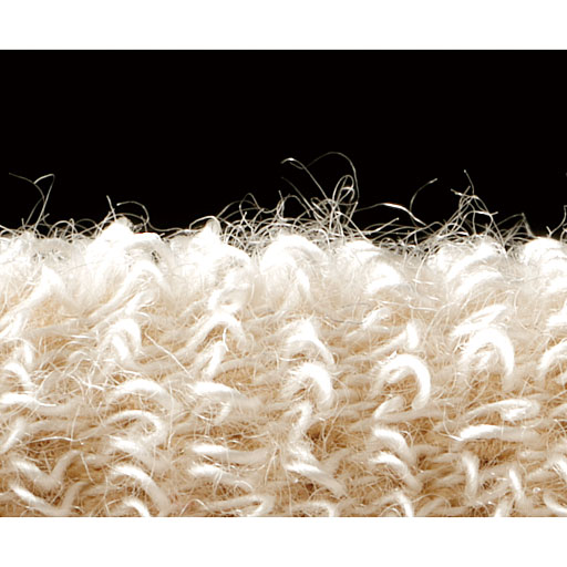 肌触りの良い細かなパイルが暖めた空気を閉じ込めます ※実際のパイルの色は黒になります