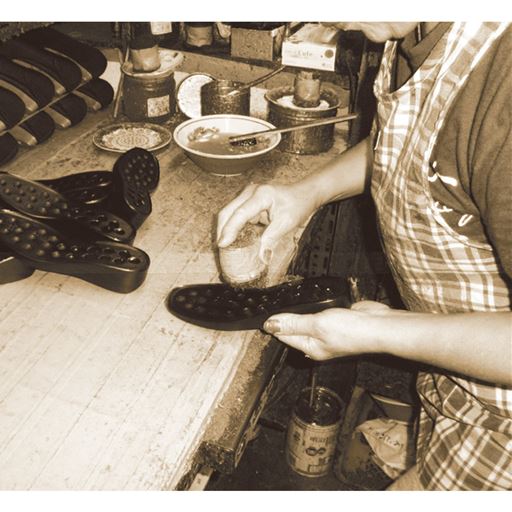 木型にこだわった靴作り