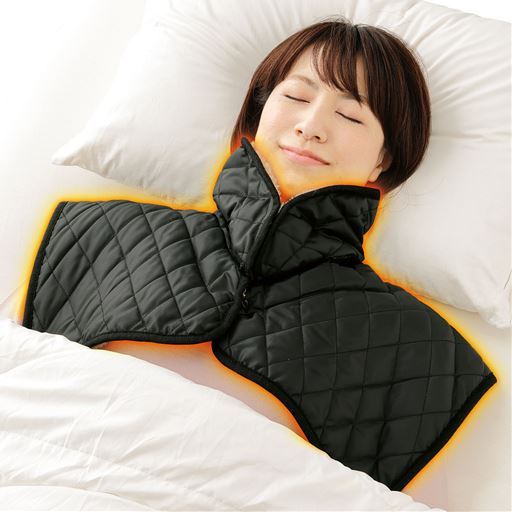 寒がりさんの冬ぽか肩当てベスト