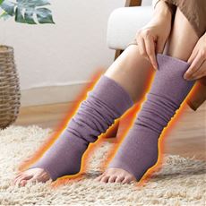 カシミヤタッチの暖かウォーマー2枚1組