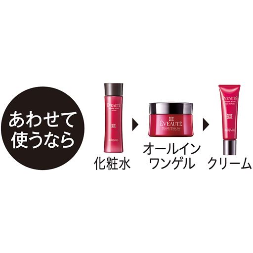 あわせて使うなら! 化粧水は別品番YG-2569、クリームは別品番YG-2544となります。