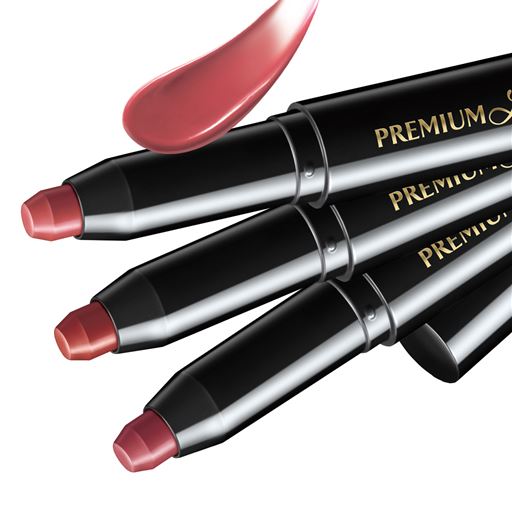 (上から)ローズピンク、A(ショコラレッド)、B(スモーキーローズ)