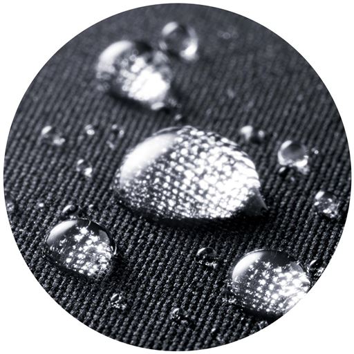 はっ水機能付きで天気を気にせず使えます。