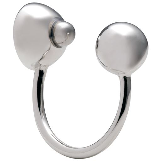 ステンレス製の突起で効果的にツボ押し