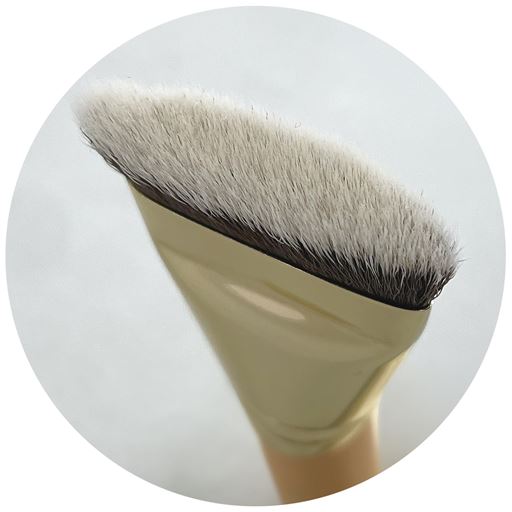 C(パフ1枚&ブラシセット)<br>フラットタイプ