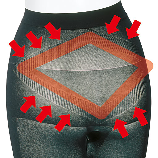 魅力的なヒップラインを演出『ダイヤモンドライン』※イメージ