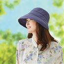 年中かぶれるＵＶデニム調帽子