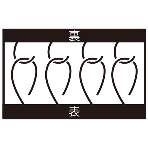 表と裏がピタッと密着!<br>※イメージ