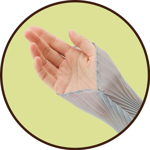 袖に両腕を通して羽織ればズレにくい