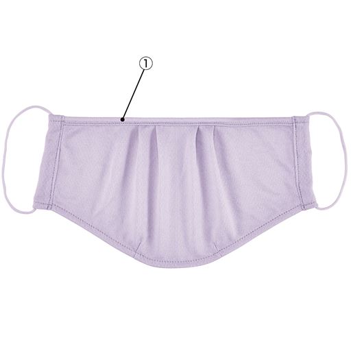 ペールラベンダー <br>(1)より顔にフィットするワイヤーに進化!