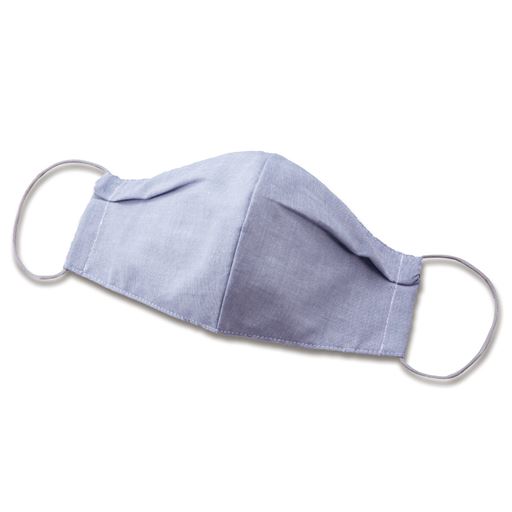 ライトブルー<br>息苦しくない立体縫製。