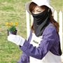 ブラック<br>農作業やガーデニングの際の紫外線対策にも♪