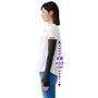 ブラック<br>ロングタイプで二の腕までカバー。