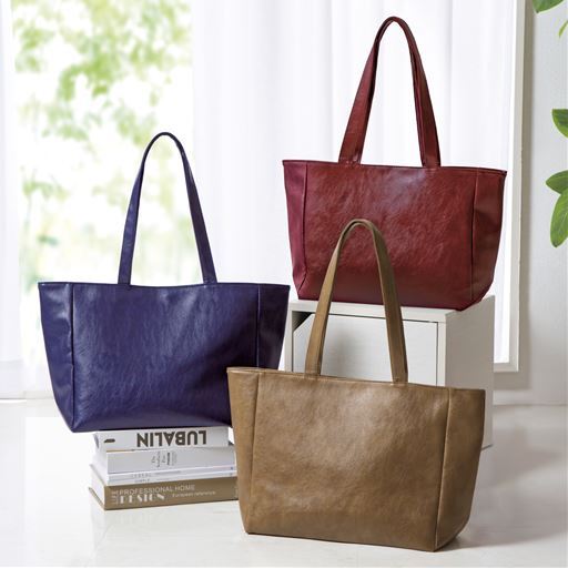 A4対応 たっぷり入るお出かけトートバッグ