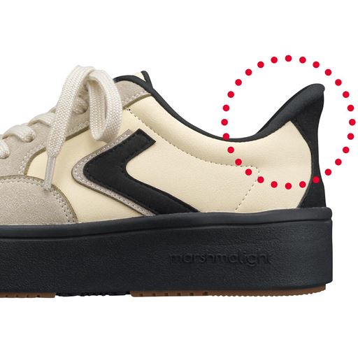 スムーズな足入れをサポート