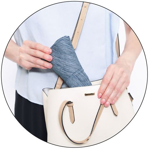 折りたたんでもシワになりにくい