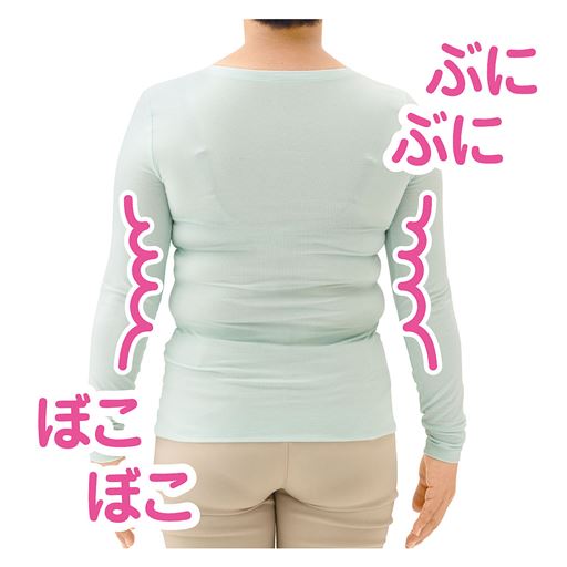 ぷよ肉&姿勢が気になる方に<br>※着用イメージ