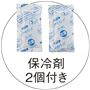 保冷剤2個付き