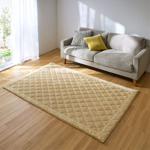 ベージュ<br>横190×縦130cm