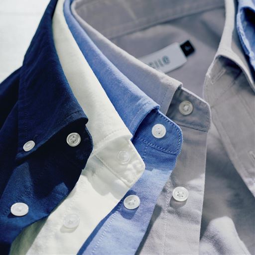 (左から)ネイビー、ホワイト、サックス、グレー